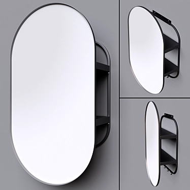LINDBYN Mirror with storage compartment