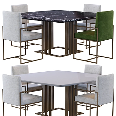 Modern Charlie Table by Meridiani 3D model image 1 