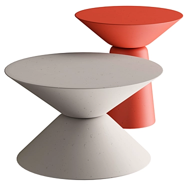 Contemporary Cimento Murano Table 3D model image 1 