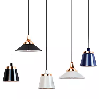 Modern Nordic Pendant Light: Loft Style for Dining Room, Living Room, Restaurant, Cafe, Club, Bedroom, Bar, Hall 3D model image 1 