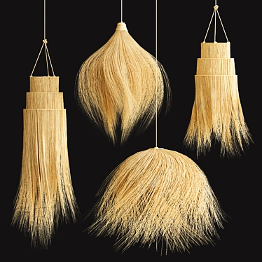 Handcrafted Alang Pendant Collection 3D model image 1 