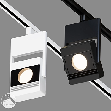 Modern LED Ceiling Track Lighting 3D model image 1 