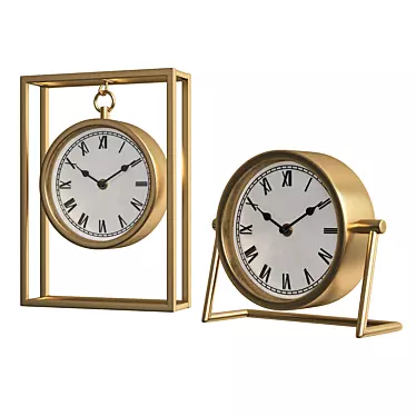 Elegant Garda_Decor Timepieces 3D model image 1 