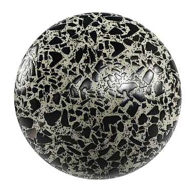 Venetian Terrazzo Marble: Seamless HD Texture in 3Ds Max 3D model image 1 