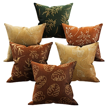Stylish XCHELDA Decorative Pillows 3D model image 1 