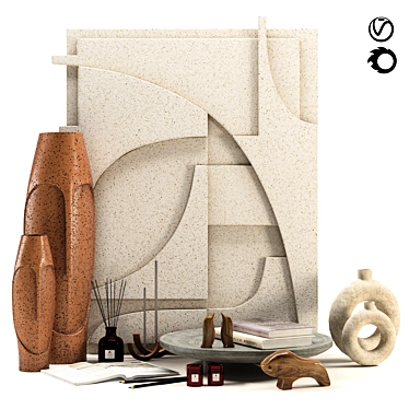 Elegant Décor Set: Perfect for Any Space 3D model image 1 