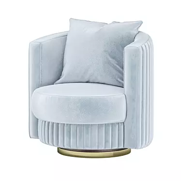 Modern Italian VICKY Armchair 3D model image 1 