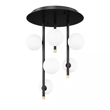 Modern Marco Spatti Ceiling Lamp 3D model image 1 