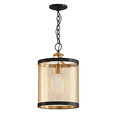 Elegant Elena Metal LED Lantern 3D model image 1 