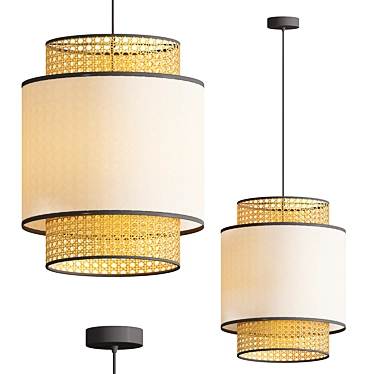 Elegant Marko Pendant Light 3D model image 1 