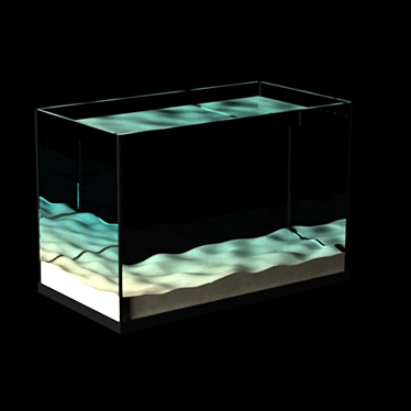 Sleek and Simple: Bare Aquarium 3D model image 1 