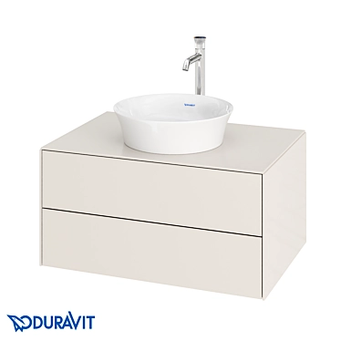 Duravit OM White Tulip Bedside Table - #WT4985 3D model image 1 