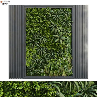 GreenWall 262: Vertical Plant Set 3D model image 1 