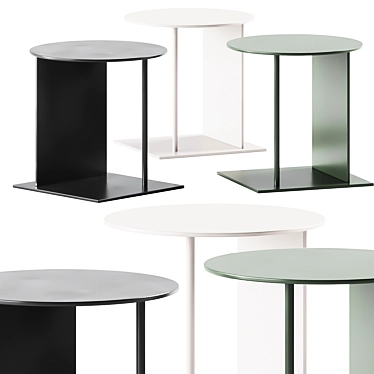 Stylish Side Table - Ferm Living 3D model image 1 