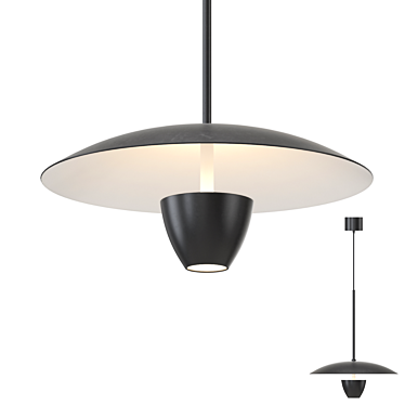 Reflect LED Pendant Lamp 3D model image 1 