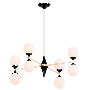 Misterio Chandelier: Modern Elegance in Millimeters 3D model image 1 