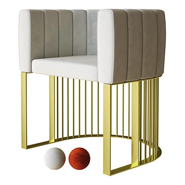 Elevate Your Space: Bonheur Chair 3D model image 1 