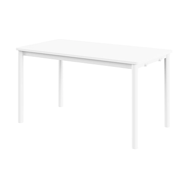 Modern White Table: TOMMARYD 3D model image 1 