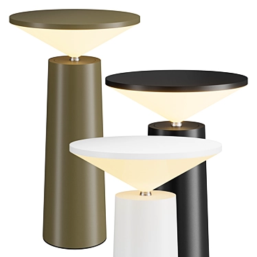 Portable LED Table Lamp 3D model image 1 