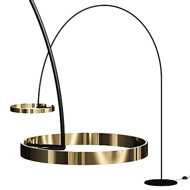 Elegant Cosmo Floor Lamp 3D model image 1 