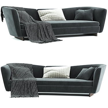 Minotti Seymour: Modern Designer Sofa 3D model image 1 