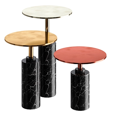 ROSSATO ARREDAMENTI CLARIDGE | Marble Side Table 3D model image 1 