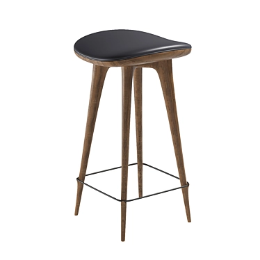 Elegant Avian Barstool 3D model image 1 