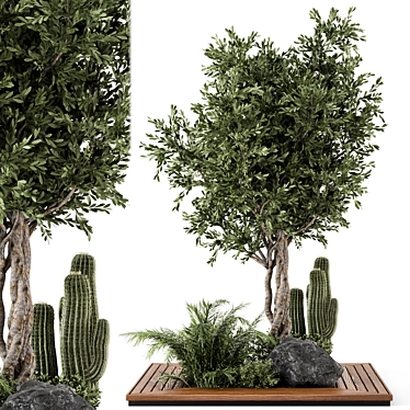 Garden Set 500 - Outdoor Greenery 3D model image 1 