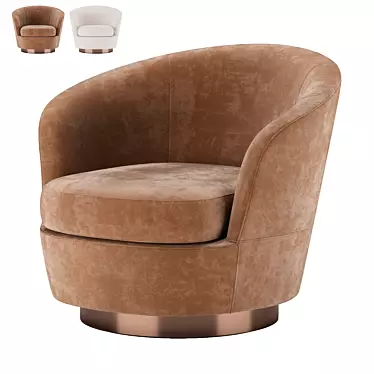 Modern Minotti Jacques Armchair 3D model image 1 