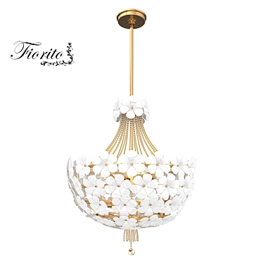 Fiorito Pendant Light: Modern European Design 3D model image 1 