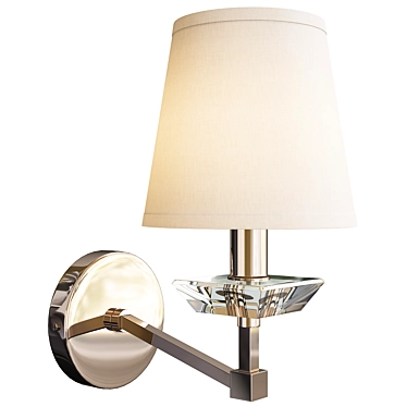 Elegant Maytoni Beira Wall Sconce 3D model image 1 