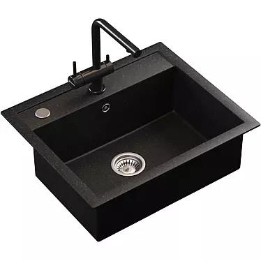 Kitchen sink with faucet