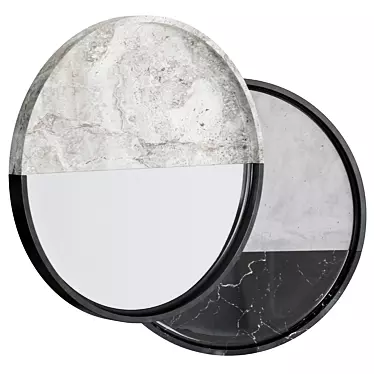 Ethereal Marble Mirror | Rossato Arredamenti 3D model image 1 