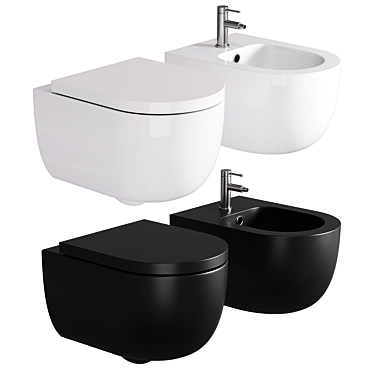 Saqu Home Randloos Toilet Set 3D model image 1 