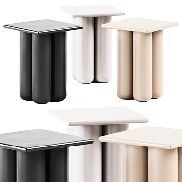 Title: HC28 Cosmo Bold Side Table - Sleek and Striking 3D model image 1 