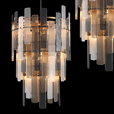 Vintage-inspired Greyson Chandelier 3D model image 1 