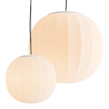 Luminous Elegance: LUCEPLAN LITA Hanging Lamp 3D model image 1 