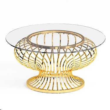 Cornelius Coffee Table: Exquisite Elegance for Your Living Space 3D model image 1 