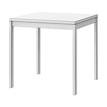 VANGSTA Extendable Table: Effortless Elegance 3D model image 1 