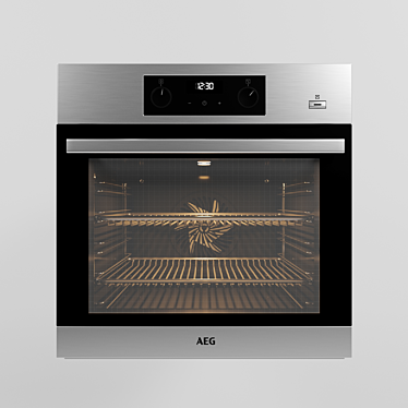 Electric SteamBake: Effortless Cooking with AEG 3D model image 1 