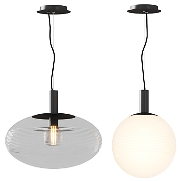 Elegant Pearl Pendant Collection 3D model image 1 