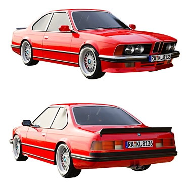 Sleek and Powerful BMW M6 3D model image 1 