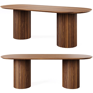 Moderna Dining Table: Sleek and Stylish 3D model image 1 