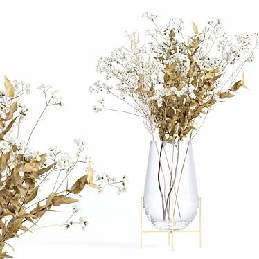Elegant Floral Arrangement - Bouquet 05 3D model image 1 