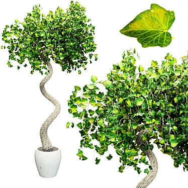 TurboSmooth-Ready Decorative Tree 3D model image 1 