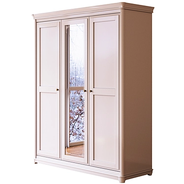 Wardrobe from RIVIERA collection. 

RIVIERA 3-Door Wardrobe 3D model image 1 