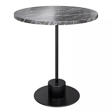 Stylish Divian Metal Table 3D model image 1 