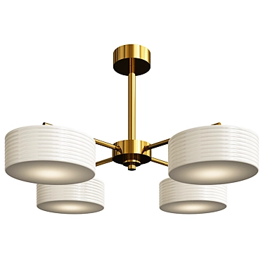 Capri Chelsom Ceiling Light 3D model image 1 