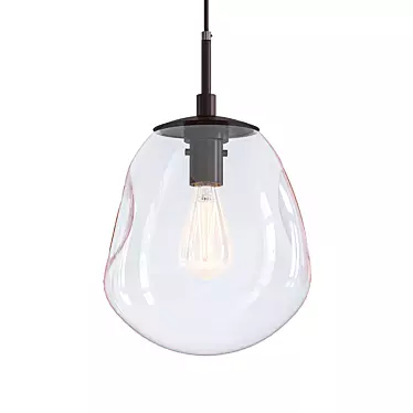 Elegant ASTER Pendant - Illuminate with Style 3D model image 1 