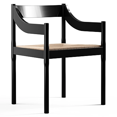 Carimate Vico Magistretti Chair 3D model image 1 